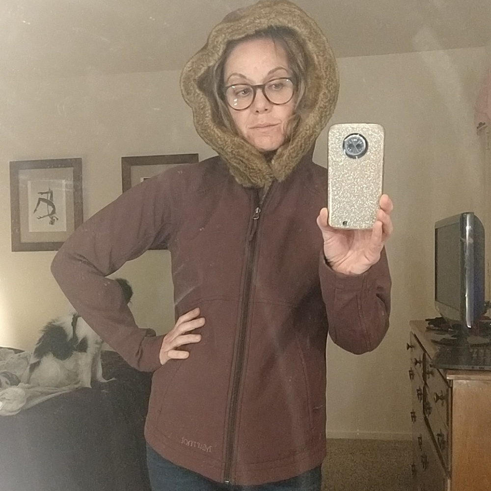 Marmot faux fur jacket